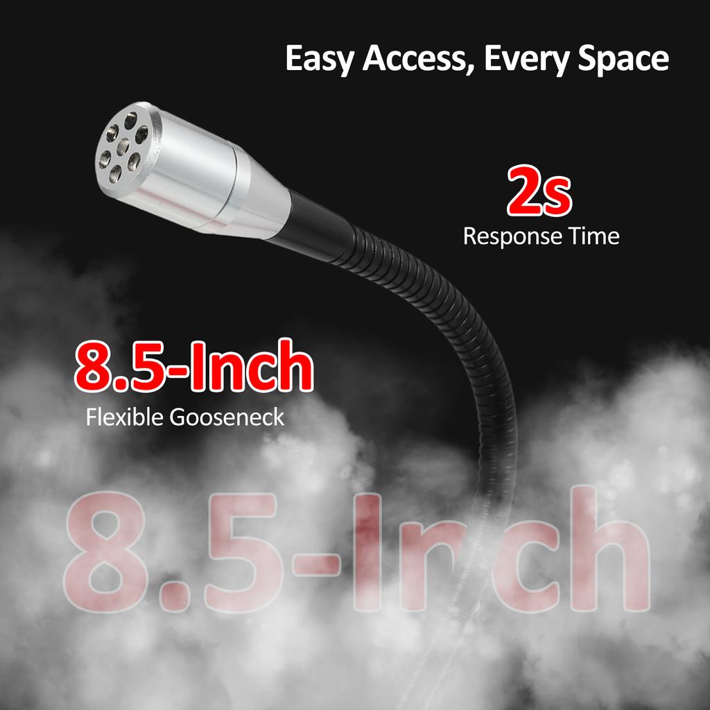 Portable Combustible Gas Detector Natural Gas Leak Detector Propane Leak Detector 6310A+ Red