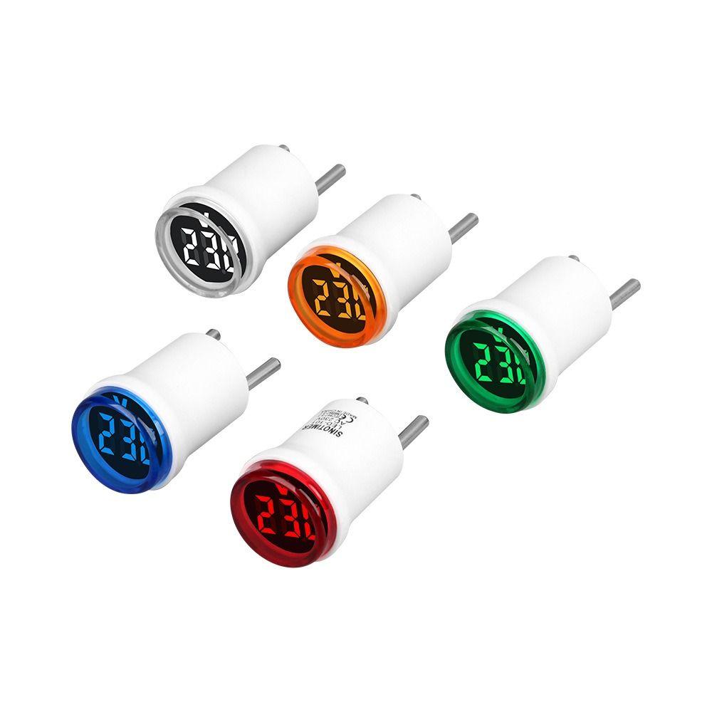 

Цифровой круглый вольтметр Светодиодный вольтметр Портативный монитор измерения напряжения