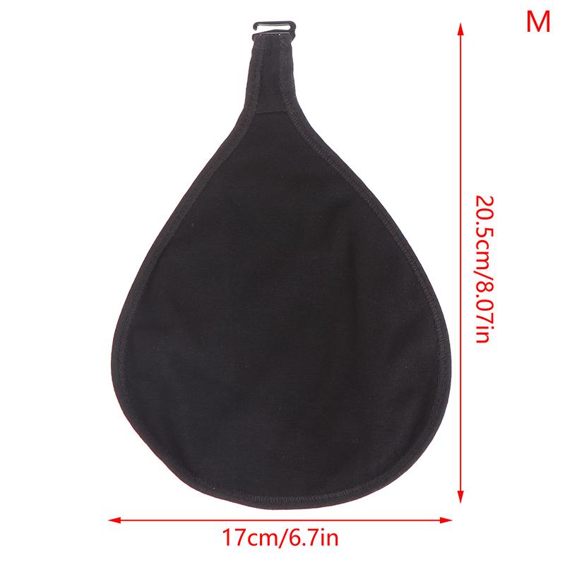Portable Breast Prosthesis Protective Pocket Soft Breathable Hook Cotton Fake Breast Protective Case Cotton Bags for Mastectomy