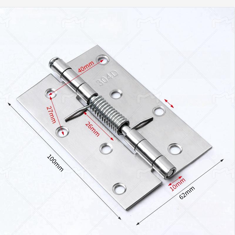 

Дверной доводчик Петля с автоматическим возвратом Пружинная петля из нержавеющей стали Петля-бабочка Петля самозакрывающейся двери Петля возврата двери Заводская оптовая продажа