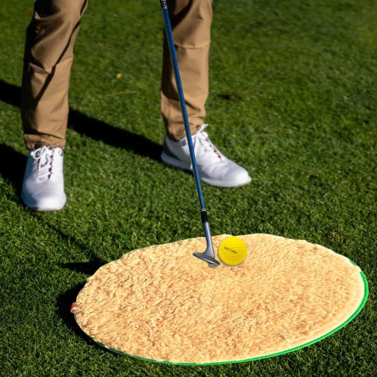 Portable Sand Pit Pad Simulator Feel Real Sand Fly Feedback Strengthened TPR Bottom Sand Trap Training Aid