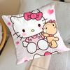 Pillows Decorative Sofa Cushions Kawaii H-Hellocats Pillowcase 45X45 Cushion Cover Ornamental Pillow Cases Home Decor Items More