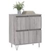 VidaXL Buffet Sonoma gris 60x35x70 cm Bois d'ingénierie 831218