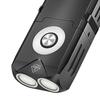 Magnetic EDC Flashlight Aluminum Alloy Keychain Light with USB-C Charging Adjustable Brightness Mini Clip-on Flashlight for Outdoor Emergency