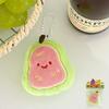 New Cartoon Fruit Plushie Bag Pendant Guava Strawberry Lychee Blueberry Durian Kiwi Cute Key Chain Soft Keychain Kid Gifts