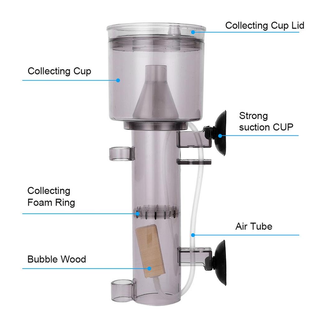 M-Modern-Fish Tank Protein Skimmer Aquarium Protein Skimmer Saltwater Filter Internal Tank Filter For Small Coral Aquariums