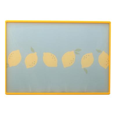YAXEL Retro Kitchen Reversible Cutting Board Retro Kitchen Lemon