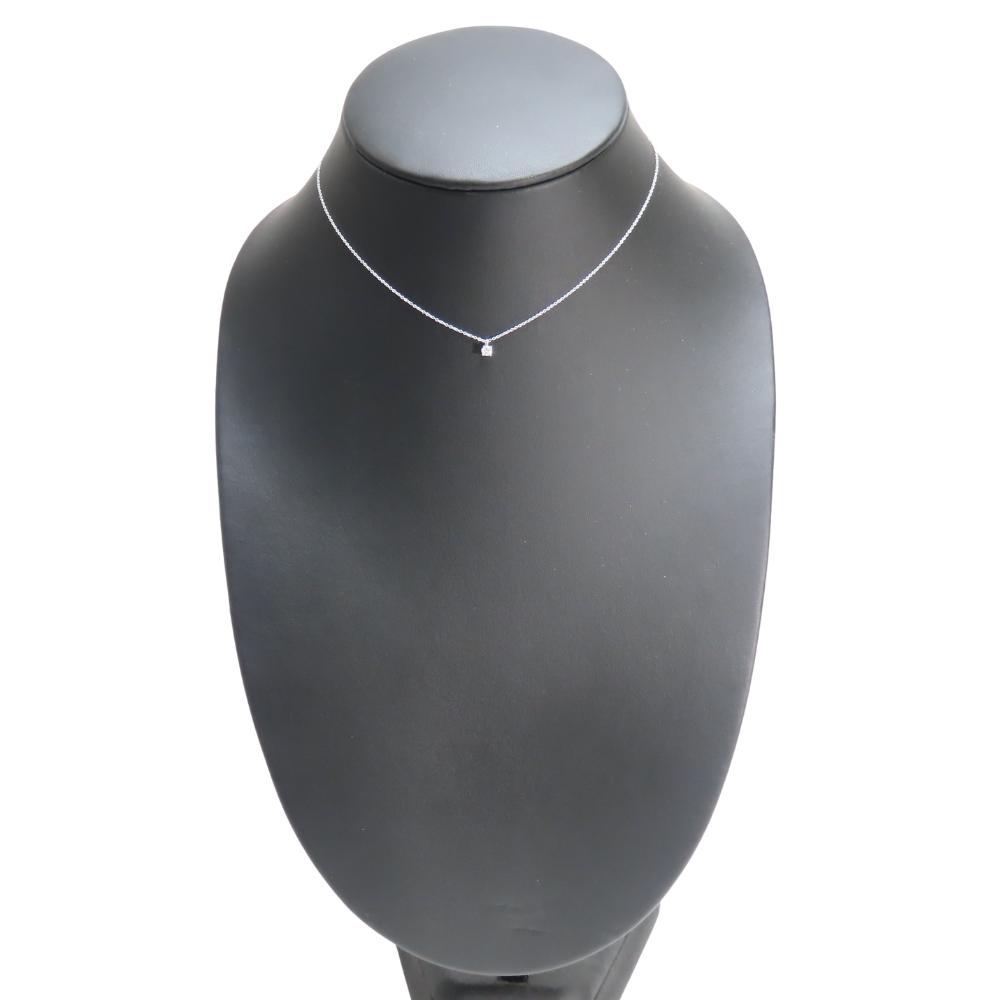 Used TIFFANY&Co. Necklace Solitaire Pt950Platinum/diamond 2.4g Platinum 1PD