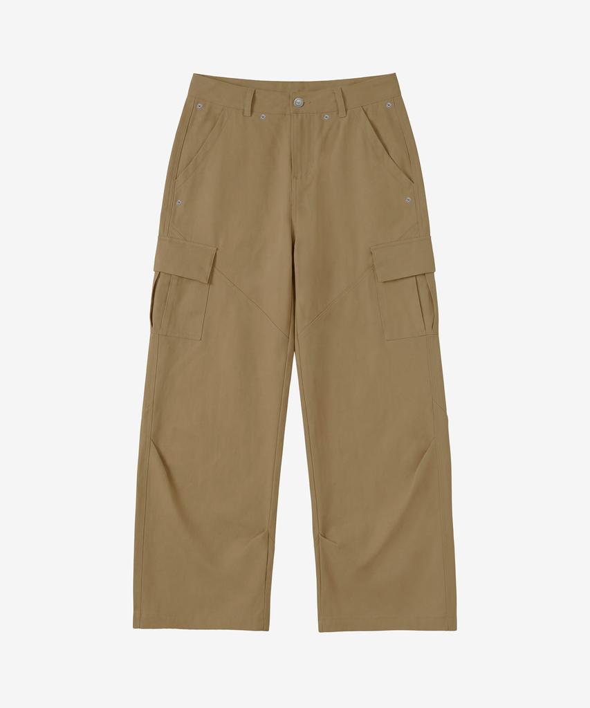 Beullaegpeopeul Module Pocket Cargo Pants_Beige