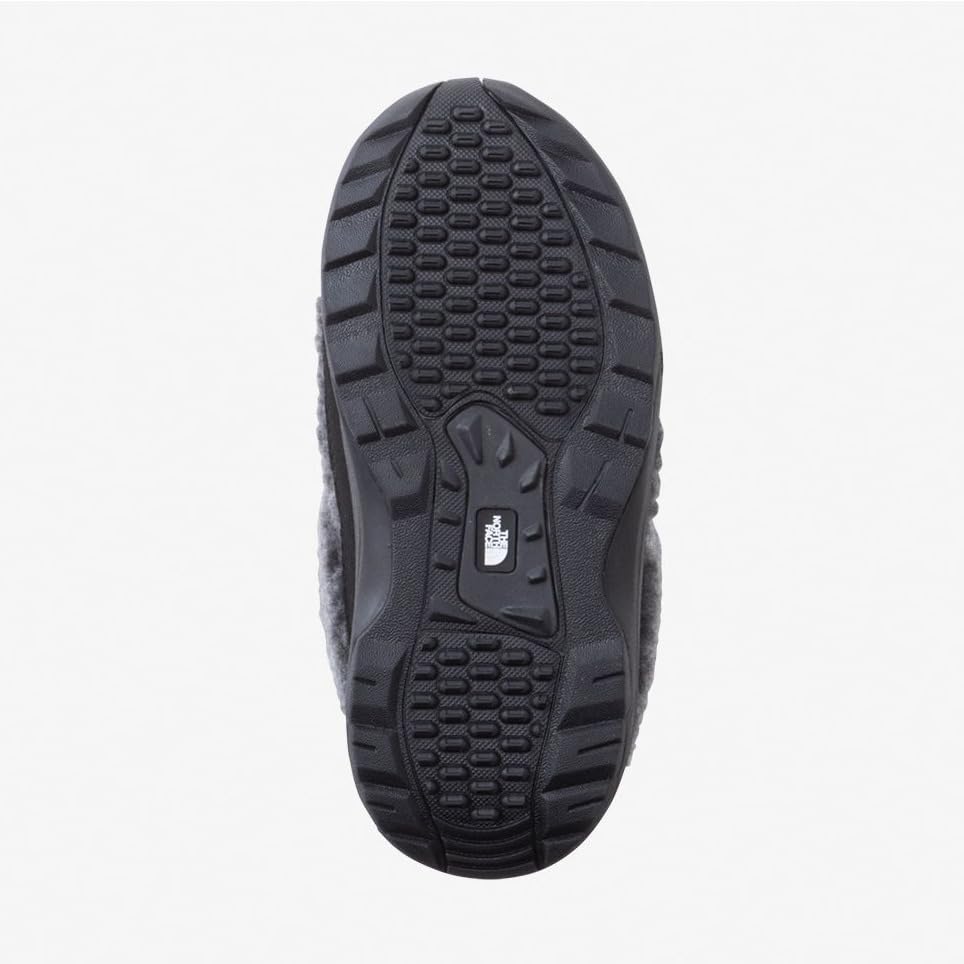 The North Face K Nuptse Bootie VII Mixed Size 16 Fleece, Charcoal/TNF Black,