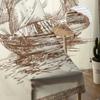 Sailing Ship Tulle Sheer Window Curtains For Living Room The Bedroom Modern Chiffon Voile Organza Curtains Decor Drapes