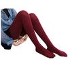 Damen Mädchen Mode Feste Kniestrümpfe Strümpfe Seidenstrümpfe