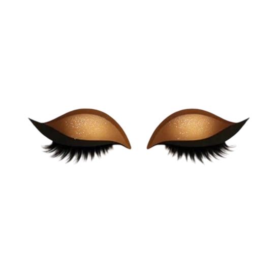 1/2/3/4/5 Pairs Lazy Eye Shadow Eyelash Patch 2-in-1 Eyeshadow Eyelashes Makeup Stickers