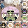 Ronde Tapijt Voor Woonkamer Hippie Paddestoel Karpetten Zon En Maan Slaapkamer Tapijt Vloermat Room Decor