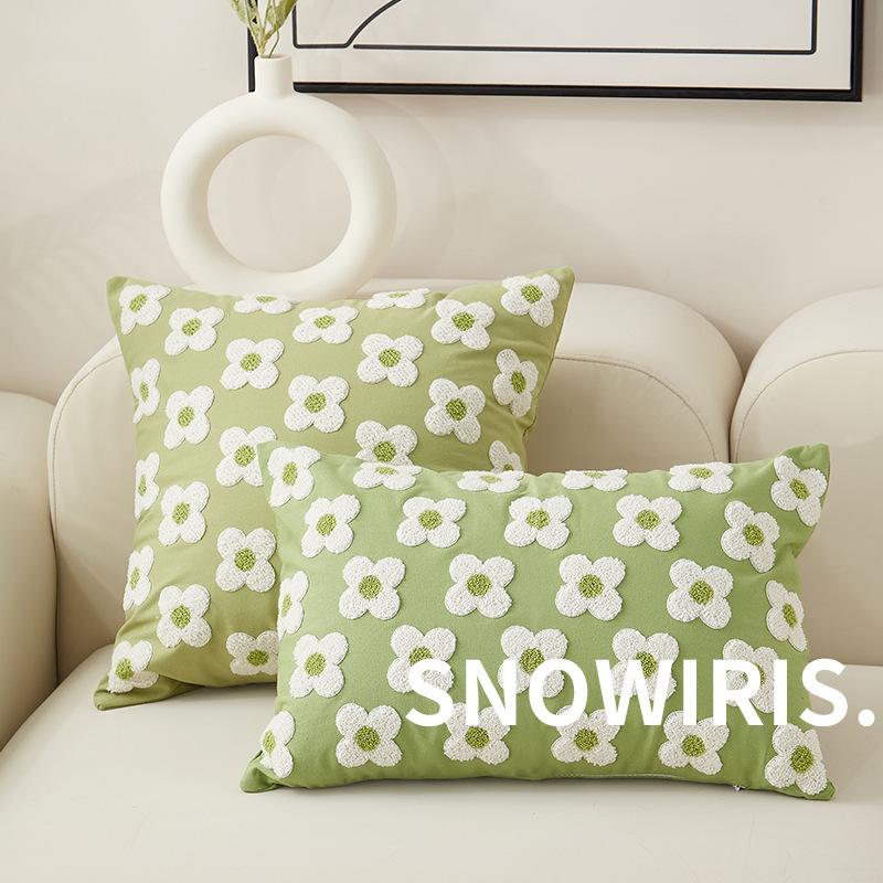 Ins Nordic Style Sofa Pillow for Girls Living Room Cushion Pillow Case Without Core Pillow Case Pillow Case for Women Bay Window Decoration