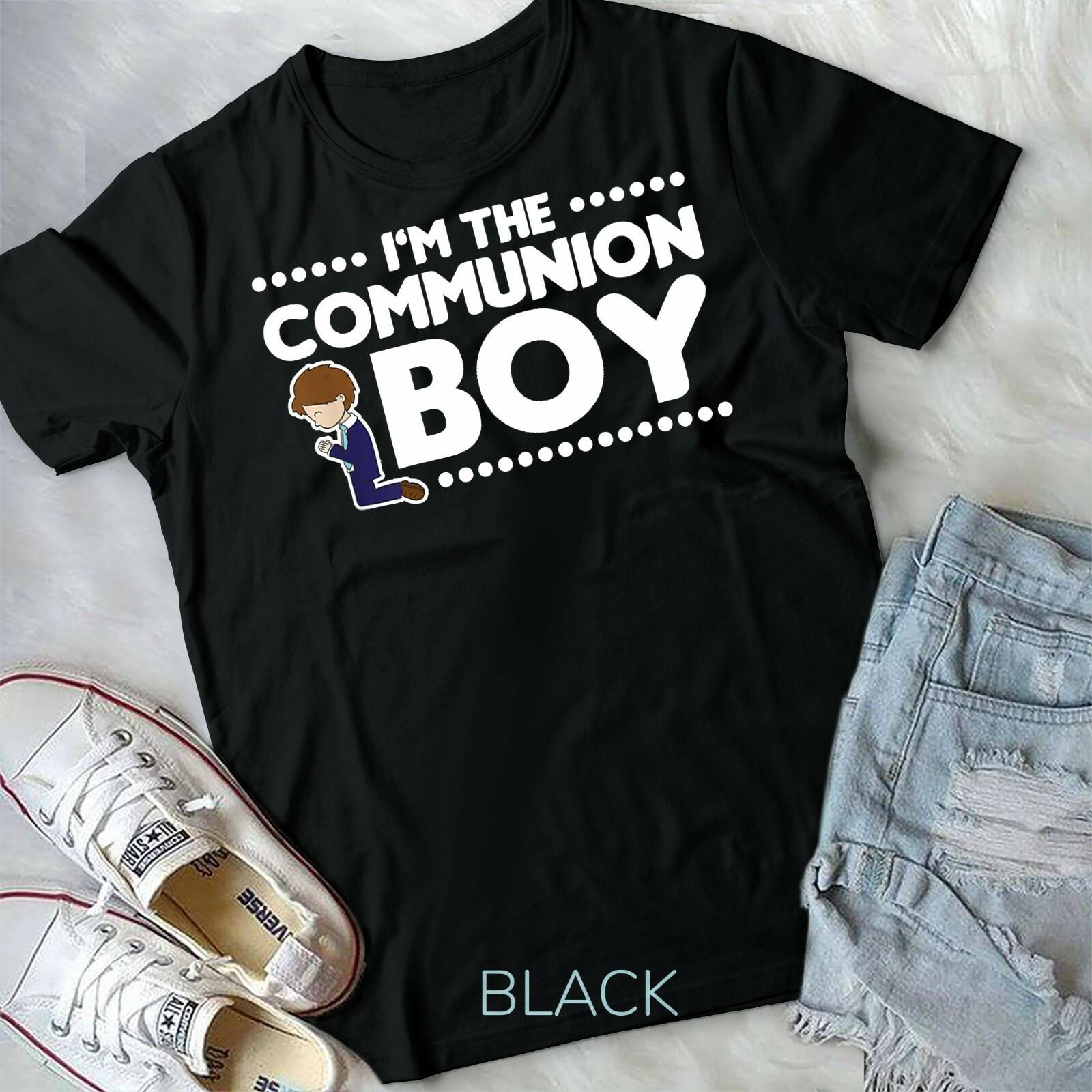 I m The Communion Boy Shirt Holy Communion Gift Unisex Youth T-shirt M