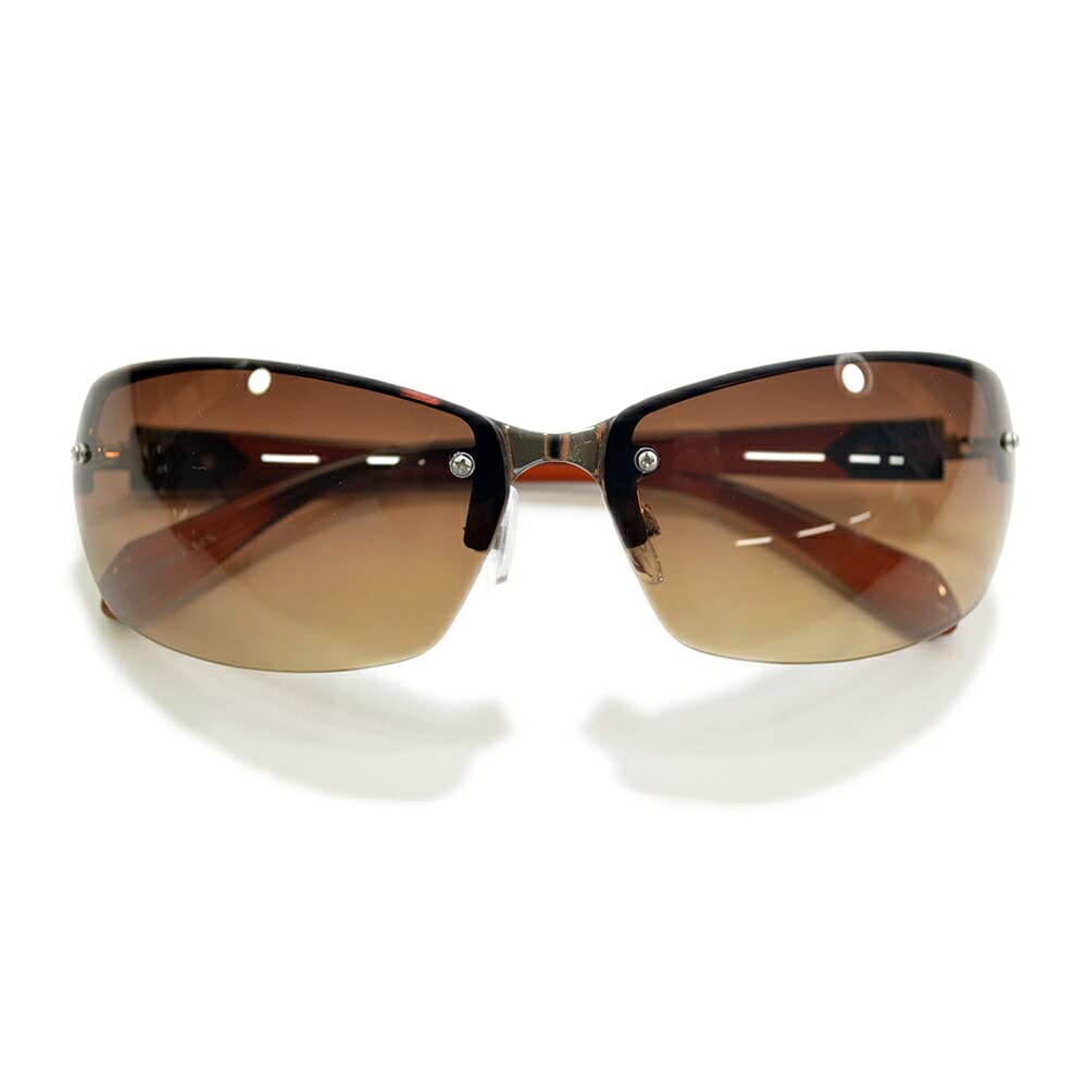 [MERRY PLEASURE] Merry Pleasure Sunglasses, Fashion Glasses, Slightly Bad BoyTough Guy Style, Half-Rim, Mirror Lens, Men s & Women s