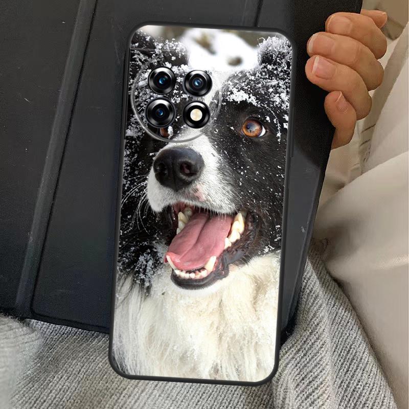 Border Collie Dog Case For OnePlus 15 13 12 11 13R 13T 10T 10R 12R OnePlus Nord 5 CE 2 3 4 Lite N20 N30 Cover