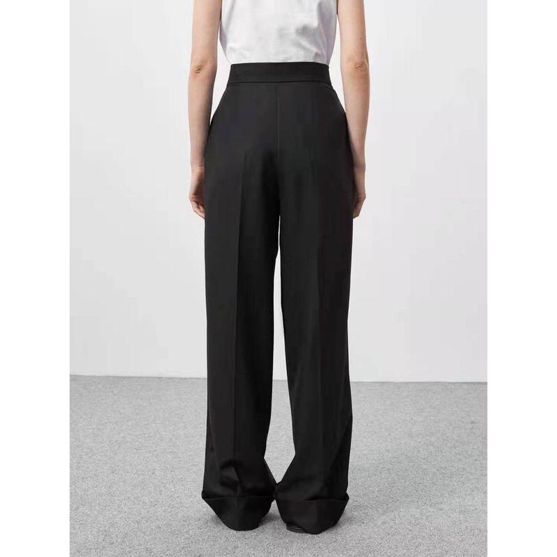 2022 New Loose High Waist Pocket Comfortable Wide Leg Pants