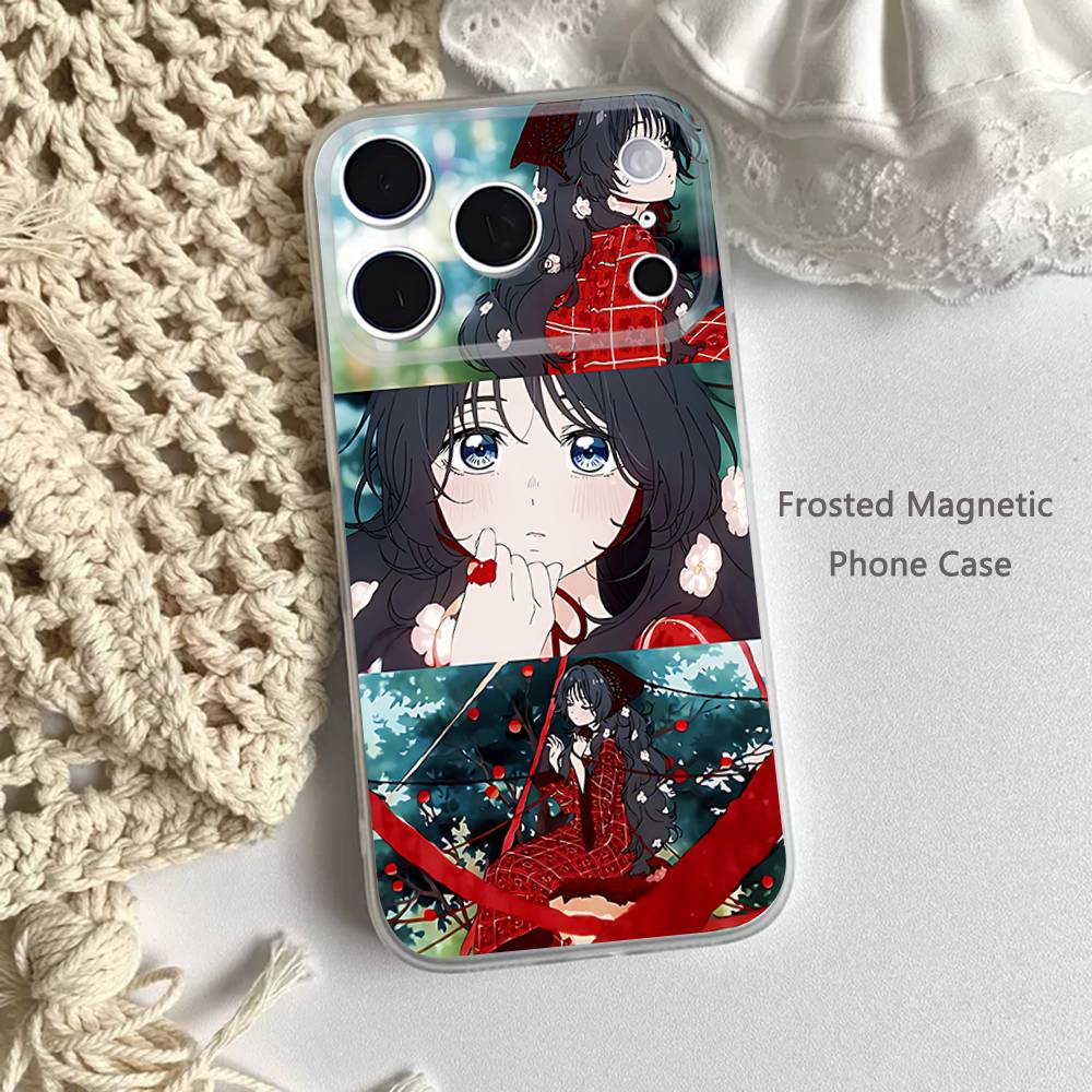 

АНIME Kaoruko W-Waguri Для iPhone 11,12,13,14,15,17,16,Pro,Plus,E,Max,Air,Mini Прозрачный Магнитный Матовый Чехол iPhone12mini