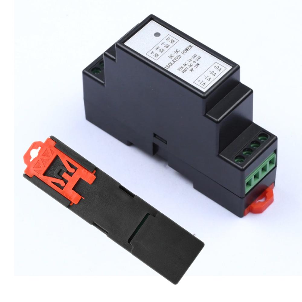 DIN Rail Mounted Adjustable Power Supply Module 12-24V Input 0-24V Output Isolated Design Supports Modbus Communication RS485