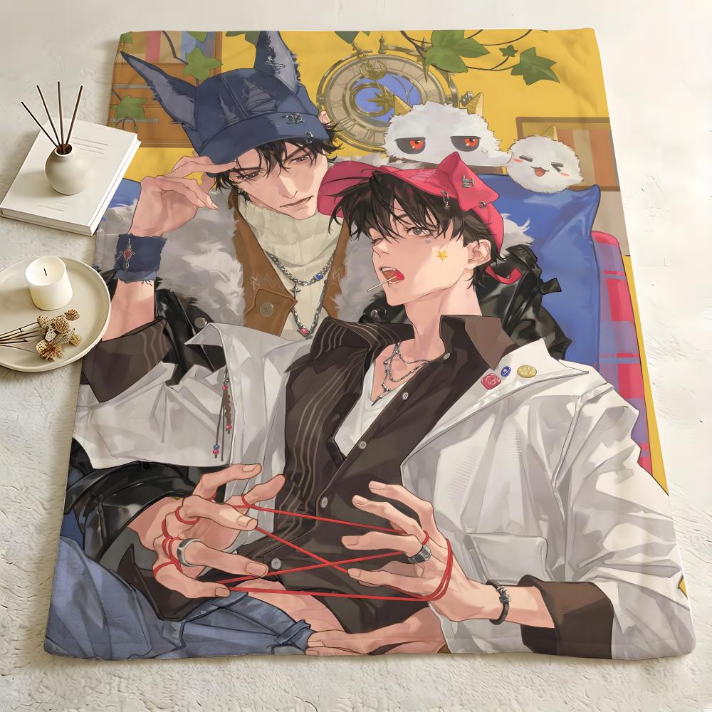 Novel O-Omniscient R-Reader Throw Flannel Blanket Skin Soft Suitable for Sofa Living Room Bed Travel and Gifts