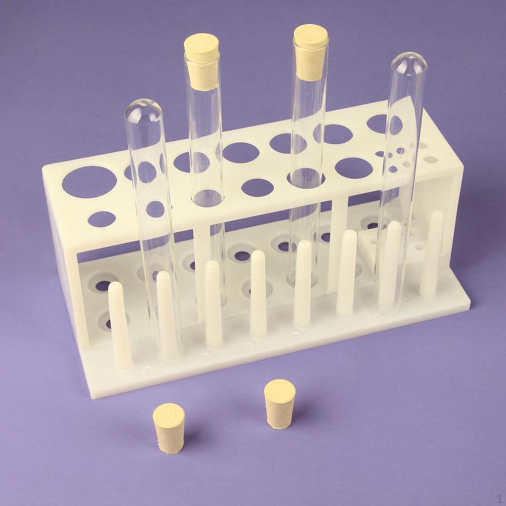 Test Tube Holder Storage Organizer 19 Holes Practical Stable Portable Professional Centrifuge