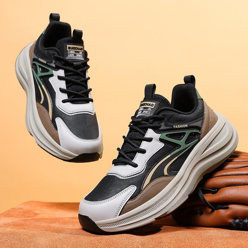 Herrenschuhe 2025 Herbst und Winter neu Mikrofaserleder Sport- und Freizeitschuhe leicht weich elastisch verschleißfest bequem Trend vielseitig