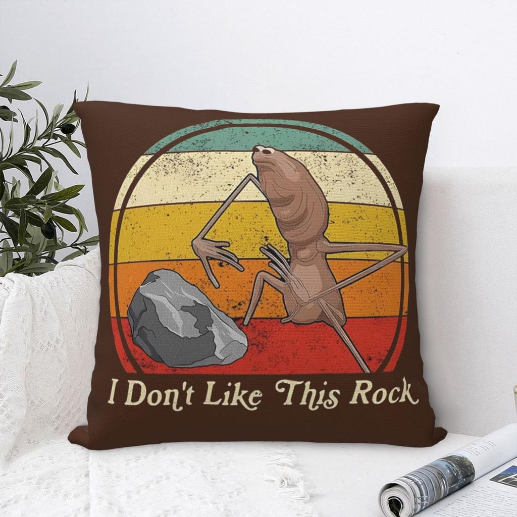 I Dont Like This Rock Square Pillow Case Marcus The Worm Cushion Covers Vintage Zipper Decor Throw Pillow Case Cover for Car 18