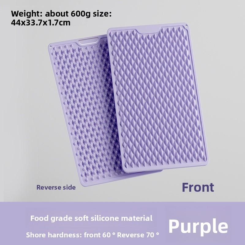 44 * 34Cm Soft Silicon Acupressure Board Jogging Foot Massage Pad Soles of Feet Through Meridians and Collaterals in Situ Indoor