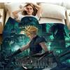 ffvii Game Print Flannel Blanket High Quality Warm Comfortable Cover for All Seasons Perfect for Gifts Home Decor