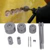 9 Piece Concrete Hole Saw Bit Set 30-100mm Carbide Cement Brick Drill Bit with 135 Degree Angle for   Conditioning Water Pipe Installation