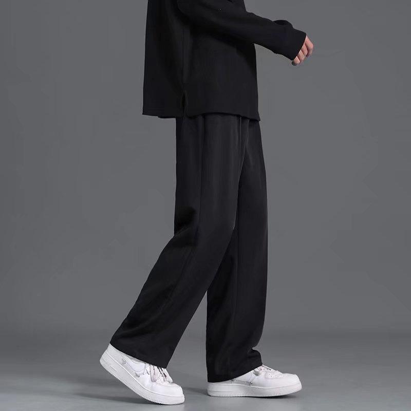 Drape Pants Men's Autumn New Simple Trend Ins Loose Straight Pants Couple Fashion Casual Pants