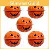 Lovely Mini Metal Pumpkin Bells For Unique Halloween Party Ornaments