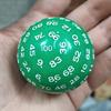 Educational 100 Sided Acrylic Dices D100 Dice For Tabletop Toys Role Playing Board Game Accessories Math Learning Resources
