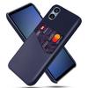 For Sony Xperia 5 V Mobile Phone Cover Card Holder Phone Case Cloth+PU+PC Protective Shell