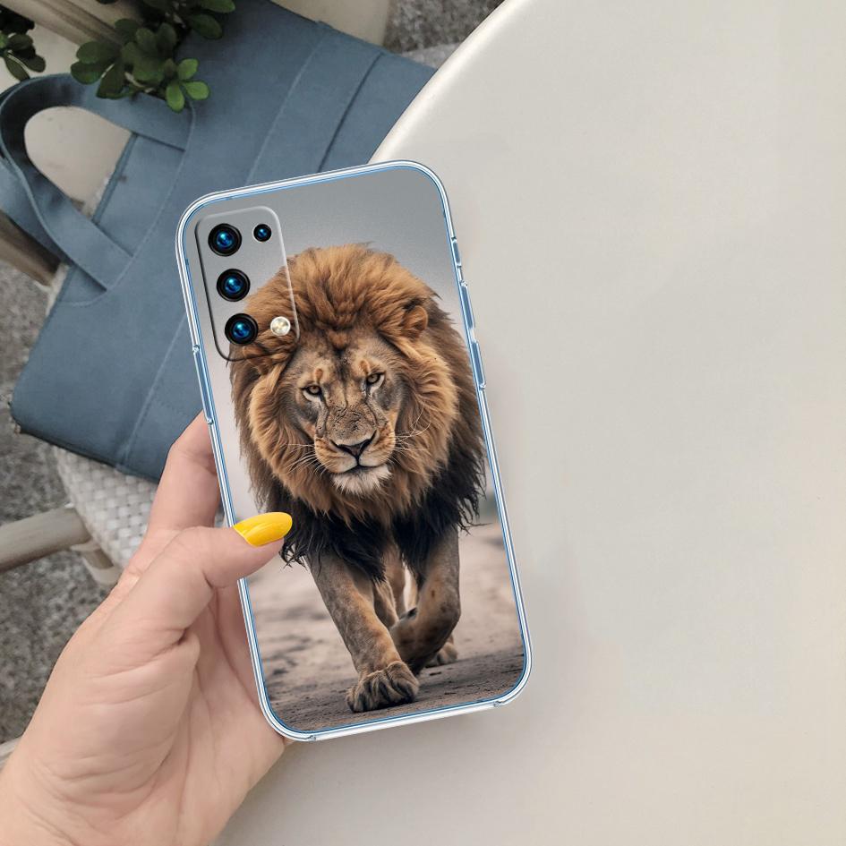 CJ6 Animal lion Transparent Phone Case for LG K22 K30 K40 K40S K41 K42 K50 K50S K51 K51S K52 K61 K62 K71 K92 Q60 Q61 V40 V50 V60