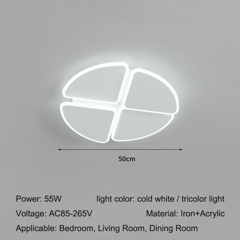 Dimming Ceiling Lamp Modern Simple Indoor Lighting Applicable To Bedroom Living Room Dining Room Square Round Acrylic Lights