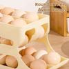 Multi-layer Slide Egg Storage Box Ladder Style Egg Box Large Capacity Automatic Rolling Refrigerator Egg Tray Organizer