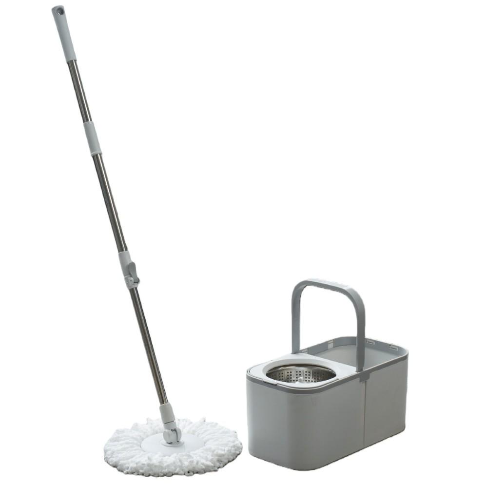 Tengji Rotating Mop Set: Hand-Free Washing, Sewage Separation, No Dirty Hands, Powerful Spin Drying.