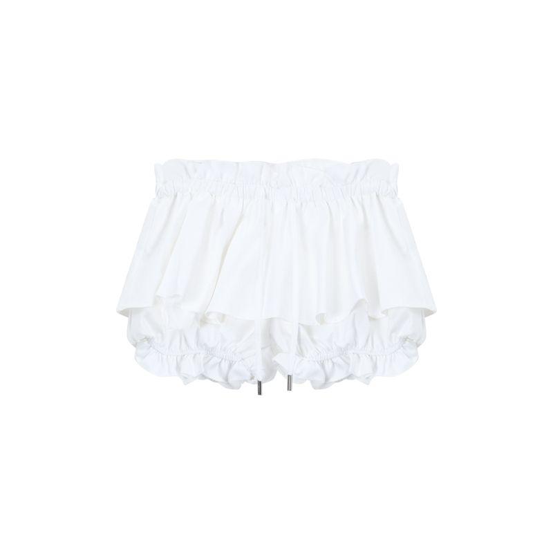 

Kumikumi White Spring Slim-Fit All-Match Tutu White L