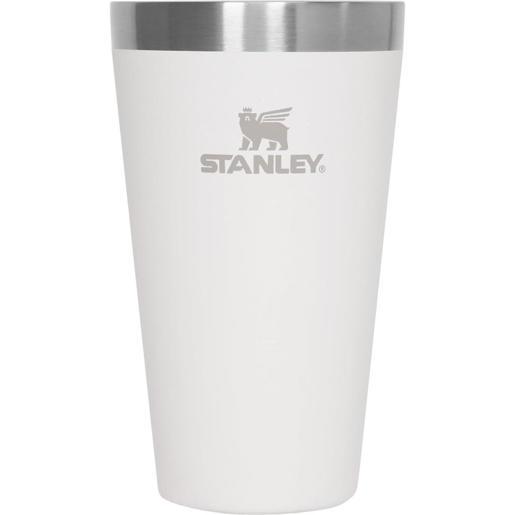 STANLEY NEW Stackable Vacuum Vacuum Insulated Stainless Keeps Coffee Hot or Outdoor Dishwasher Warranty Japanese Pint, 0.47L Frosted, Tumbler, Steel,
