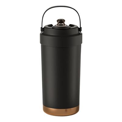 REBEAUQ Ceramic Tumbler with Vacuum Keeps Hot and Tumbler with Large Water Bottle with Ceramic Water Easy To For Car Straw, Insulated, Cold, Lid,