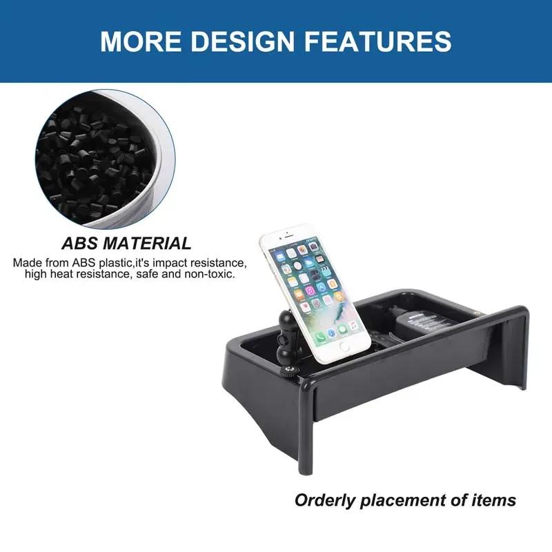 For Volkswagen ID.4 ID4 CROZZ 2025 Car Center Console Behind the Screen Storage Box Phone Holder Car Accessories 12.9"