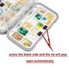 Bigger Travel Pill Case Home Medicine Storage Organizer Container Drug Tablet Dispenser Independent Lattice Pill Box Accessories