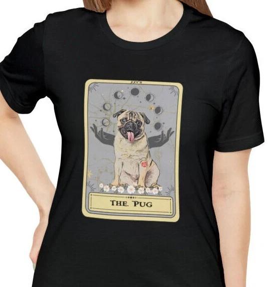 Pug Shirt Pug Mom t Shirt Pug Tarot Shirt Pug Lover Shirt Pug Lover Gift dad S