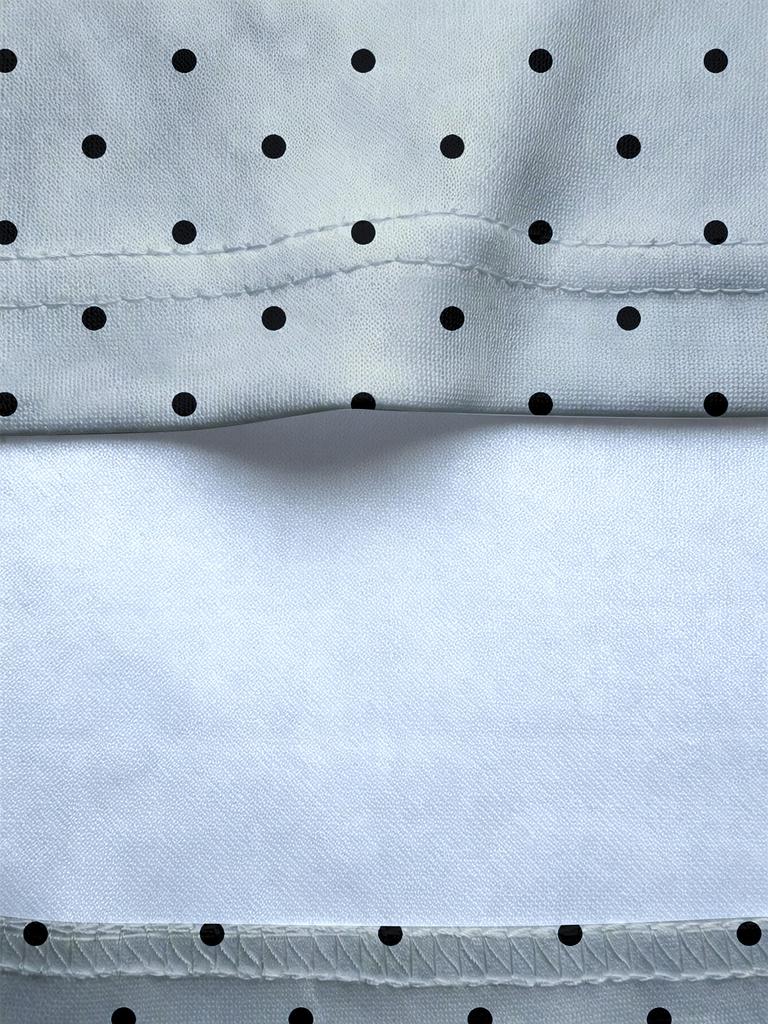 Polka dot print polka dot cute style loose slim hooded jacket oversize fit hoodie for women