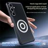 For Samsung Galaxy S24+ Case Graphene + Brass Heat Dissipation Silicone PC Phone Cover Support Magnetic Car Mount