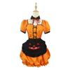 Original Cross-Border Amazon Halloween Pumpkin Maid Costume Cosplay Outfit Lolita Cute Anime Girl
