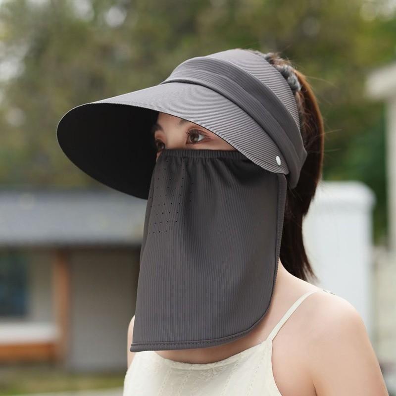 Summer Outdoor Sun Hat With Removable Face Shield For Women Lightweight Uv Protection